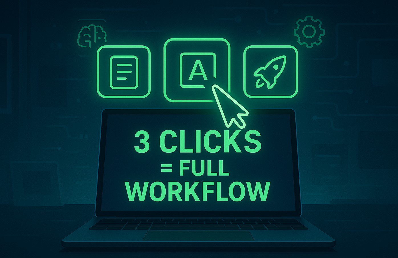 How to Use AI in Just 3 Clicks a Day (And Get More Done Than Ever)